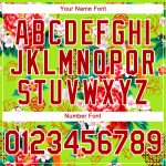 Personalized Neon Green Red-White 3D Pattern Design Northeast China Big Flower Authentic Baseball Jersey Team Custom Name and Number
