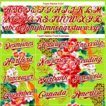 Personalized Neon Green Red-White 3D Pattern Design Northeast China Big Flower Authentic Baseball Jersey Team Custom Name and Number