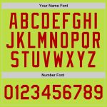 Custom Personalized Authentic Basketball Jersey - Neon Green Red-White with Team Name & Number Personalized Neon Green Red-White