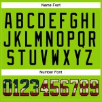 Custom Name and Number Vintage USA Flag Hockey Lace Neck Jersey in Neon Green and Black-Cream Personalized Neon Green Vintage