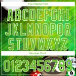 Personalized Neon Green White 3D Pattern Design Billiards Performance Polo Shirt Team Custom Name and Number