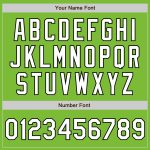 Personalized Neon Green White-Black Authentic Fade Fashion Baseball Jersey Team Custom Name and Number