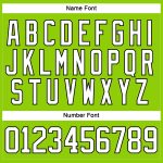 Personalized Neon Green White-Black Hockey Lace Neck Jersey Team Custom Name and Number