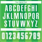 Personalized Neon Green White-Kelly Green Sublimation Soccer Uniform Jersey Team Custom Name and Number
