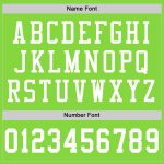 Custom Authentic Football Jersey - Personalized Neon Green & White, Team Name & Number Personalized Neon Green White Mesh
