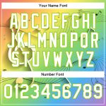 Custom Team Name & Number 3D Pattern Design Neon Green White Bomber Varsity Letterman Jacket for Music Festivals Personalized