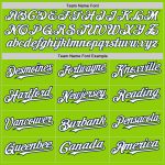 Custom Authentic Baseball Jersey with Personalized Name & Number in Neon Green, White, Navy - 3 Colors Available Personalized