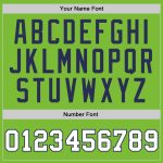 Personalized Neon Green White-Navy Authentic Basketball Jersey Team Custom Name and Number