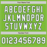 Personalized Neon Green White-Navy Authentic Fade Fashion Baseball Jersey Team Custom Name and Number