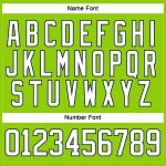 Personalized Neon Green White-Navy Hockey Lace Neck Jersey Team Custom Name and Number