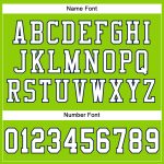 Personalized Neon Green White-Navy Mesh Authentic Football Jersey