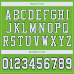 Personalized Neon Green White-Navy Mesh Authentic Football Jersey Team Custom Name and Number