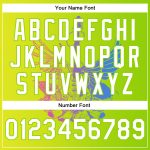Personalized Neon Green White-Neon Yellow Guitar Rock Roll Music Festival 3D Pattern Design Bomber Full-Snap Varsity Letterman Gradient Fashion Jacket Team Custom Name and Number