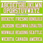Personalized Neon Green White-Pink Mesh Authentic Football Jersey Team Custom Name and Number