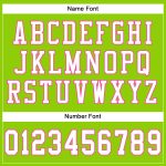 Personalized Neon Green White-Pink Mesh Authentic Football Jersey Team Custom Name and Number