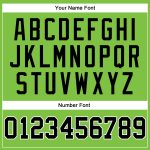 Personalized Neon Green White Pinstripe Black-White Authentic Basketball Jersey Team Custom Name and Number