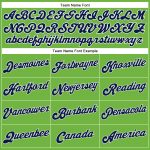 Personalized Neon Green White Pinstripe Navy-White Authentic Basketball Jersey Team Custom Name and Number