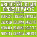 Personalized Neon Green White-Purple Mesh Authentic Football Jersey