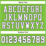 Personalized Custom Football Jersey with Neon Green and White-Purple Mesh, Team Name and Number Personalized Neon Green White-Purple