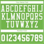 Custom Name Number Basketball Jersey Neon Green White Round Neck Personalized Team Apparel Personalized Neon Green White