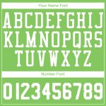 Personalized Basketball Jersey Neon Green White Round Neck Suit Personalized Neon Green White Round Neck Suit Basketball