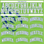 Custom Name Number Basketball Jersey Sublimation Neon Green White-Royal Animals Claws Round Neck Suit Personalized Neon Green