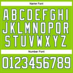 Custom Name and Number Neon Green White-Royal Hockey Lace Neck Jersey - Personalized Team Apparel Personalized Neon Green