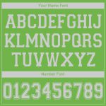 Custom Name and Number Neon Green White V-Neck Basketball Jersey - Personalized Team Apparel Personalized Neon Green White