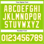 Custom Name Number Authentic Baseball Jersey Neon Green White Yellow Design Personalized Neon Green White-Yellow Authentic