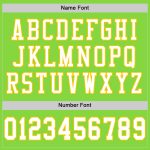 Personalized Neon Green White-Yellow Mesh Authentic Football Jersey Team Custom Name and Number