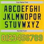 Personalized Neon Green Yellow-Navy Authentic Gradient Fashion Baseball Jersey Team Custom Name and Number