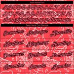 Personalized Neon Pink Black 3D Pattern Design Summer Holiday Fruit Performance T-Shirt Team Custom Name and Number