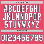 Personalized Neon Pink Black-Light Blue Authentic Baseball Jersey Team Custom Name and Number