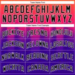 Custom Name and Number 3D Halftone Gradient Basketball Jersey - Neon Pink Black-Purple City Edition Personalized Neon Pink