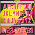 Personalized Neon Pink Neon Yellow-White 3D Pattern Design Abstract Sport Authentic Baseball Jersey Team Custom Name and Number