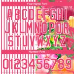 Personalized Neon Pink White 3D Tropical Hawaii Palm Leaves And Flower Performance T-Shirt Team Custom Name and Number