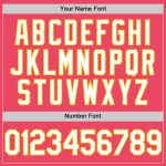 Personalized Neon Pink White-Yellow Authentic Baseball Jersey Team Custom Name and Number