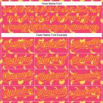 Custom Name Number Baseball Jersey 3D Pattern Fruit Banana Neon Pink Yellow Design Authentic Team Apparel Personalized Neon