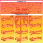 Personalized Neon Pink Yellow 3D Pattern Design Hawaii Palm Trees Authentic Baseball Jersey Team Custom Name and Number