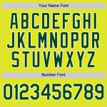 Custom Name and Number Authentic Baseball Jersey in Neon Yellow Green-White - Personalized Team Apparel Personalized Neon