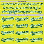 Personalized Neon Yellow Kelly Green-White Authentic Baseball Jersey Team Custom Name and Number