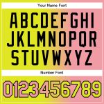 Personalized Neon Yellow Medium Pink-Black Authentic Gradient Fashion Baseball Jersey Team Custom Name and Number