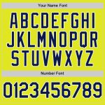 Personalized Neon Yellow Navy-White Authentic Baseball Jersey Team Custom Name and Number