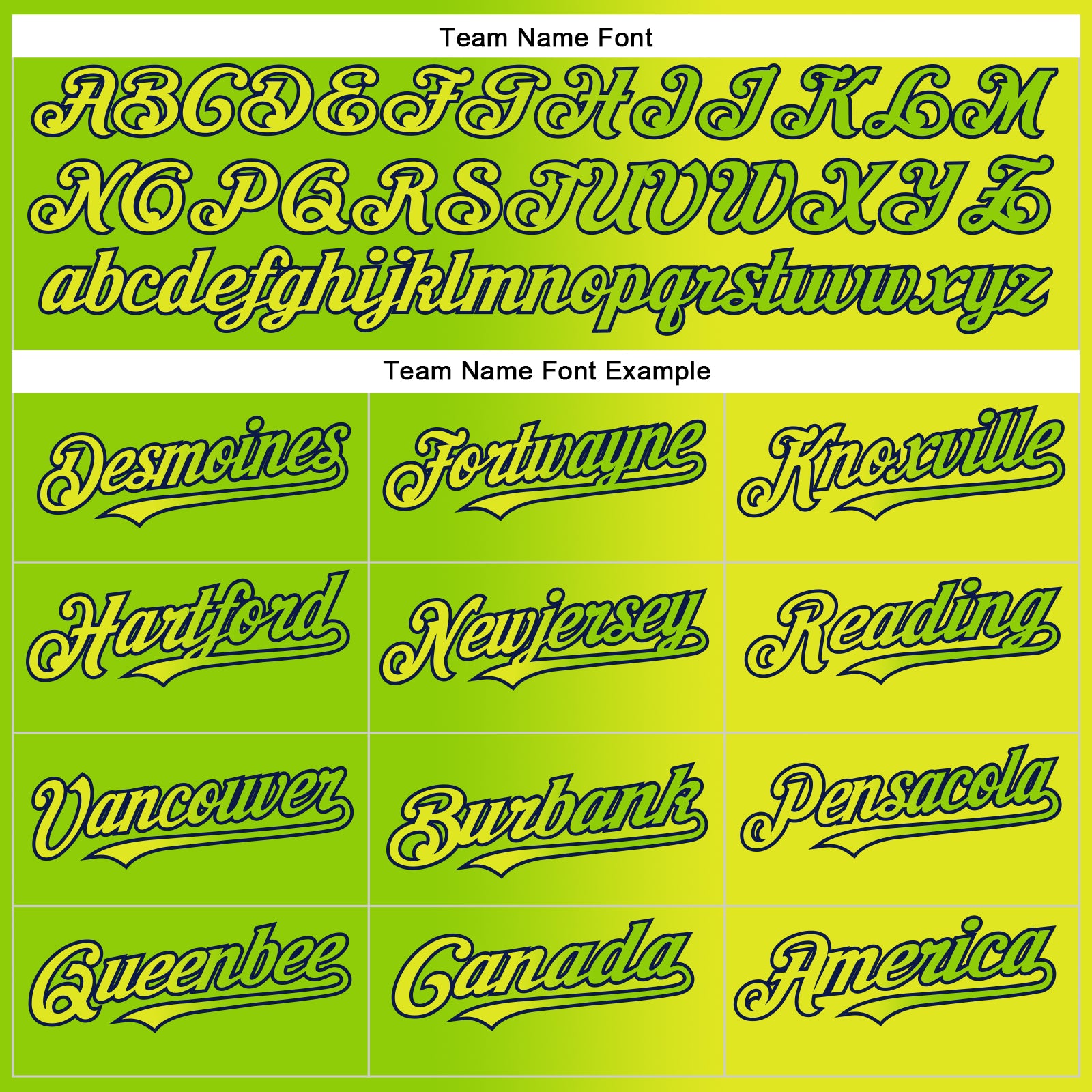 Personalized Neon Yellow Neon Green-Navy Gradient Fashion Two-Button Unisex Softball Jersey Team Custom Name and Number Custom Softball Jersey Unisex Neon Yellow Green Navy Gradient, Two-Button Design with Personalized Name and Number Personalized - Image 4