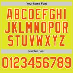 Personalized Neon Yellow Orange-White Authentic Baseball Jersey Team Custom Name and Number