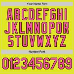 Personalized Neon Yellow Pink-Black Authentic Baseball Jersey Team Custom Name and Number
