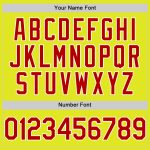 Personalized Neon Yellow Red-White Authentic Baseball Jersey Team Custom Name and Number
