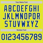 Personalized Neon Yellow Royal-White Authentic Baseball Jersey Team Custom Name and Number
