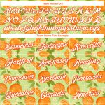 Personalized Neon Yellow White-Orange 3D Pattern Design Orange Citrus Fruit Performance T-Shirt Team Custom Name and Number