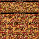 Personalized Old Gold Black 3D Pattern Design Food Pizza Performance T-Shirt